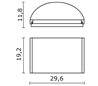 Appliques extérieures SAND IP64 2x18W G24 q2 Noir