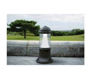 Balise de jardin SAURO IP55 E27 100W 50cm Noir