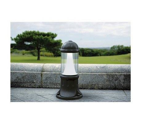 Balise de jardin SAURO IP55 GX53 7W 50cm Noir