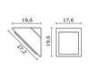 Appliques extérieures SELECTA IP54 24W 2G10 anthracite
