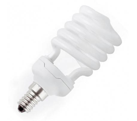 Boîte 10 ampoules semi-T2 Spirale 12W 2700K E14 15000h