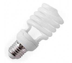 Boîte 10 ampoules E27 20W 2700K semi-spirale SP T2 15000h