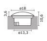 Lampe encastrable extérieur SURI BIG IP67 25W G9 Noir