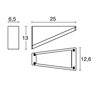 Appliques extérieures TRINGLO IP65 LED 13W 1210lm 4K gris