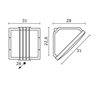 Appliques extérieures TRIPLO IP65 2x26W G24 d3 gris