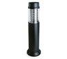 Balise de jardin MINOR-PLUS IP55 26W G24 d3 Transparent Noir