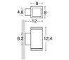 Appliques extérieures TEKA IP65 LED 4,5W 420lm rouille