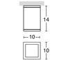 Appliques extérieures TEKA IP65 GU10 gris