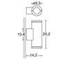 Appliques extérieures SETH IP65 GU10 anthracite