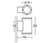 Appliques extérieures SETH IP65 E27 75W anthracite
