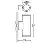 Appliques extérieures SETH IP65 E27 2x75W rouille