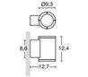Appliques extérieures SETH LED 4,5W 420Lm 3K rouille