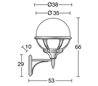 Appliques extérieures ROUND IP44 E27 anthracite