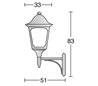 Appliques extérieures QUADRA IP44 E27 anthracite