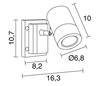 Projecteur extérieur MANLY IP55 LED 5W 300lm 4K anthracite