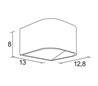 Appliques extérieures ZENDA IP55 LED 6W 350lm 4K anthracite