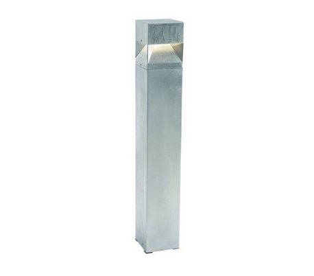 Balise de jardin LAVINIA IP44 18W GX24 q2 Acciaio Zincato