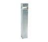 Balise de jardin LAVINIA IP44 18W GX24 q2 Acciaio Zincato