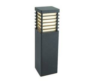 Balise de jardin MATERA IP65 E27 60W 49cm Acciaio Zincato