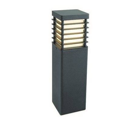 Balise de jardin MATERA IP65 E27 60W 49cm Acciaio Zincato