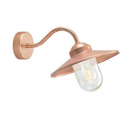 Appliques extérieures BRIXEN IP55 E27 60W Transparent cuivre