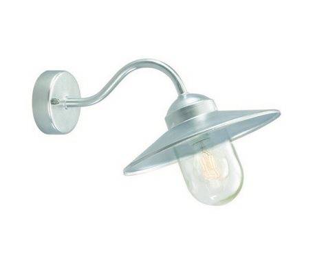 Appliques extérieures BRIXEN IP55 E27 60W Transparent Zincato