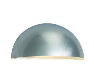 Appliques extérieures CUPOL IP43 E27 60W Acciaio Zincato