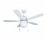 Ventilateur de plafond blanc avec la lumière - conception Faro AGADIR