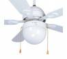 Ventilateur de plafond blanc avec la lumière - conception Faro AGADIR