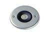 Lampe encastrable extérieur ICAZA IP67 LED 4,3W 400lm 3K Inox Carré