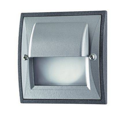 Lampe encastrable extérieur ZAP IP65 GX53 gris Carré