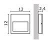 Appliques extérieures SLIM LED 3,5W 408lm 3K anthracite