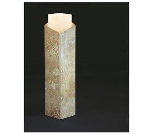 Balise de jardin ARISTIDE IP65 GU10 Marbre Travertin