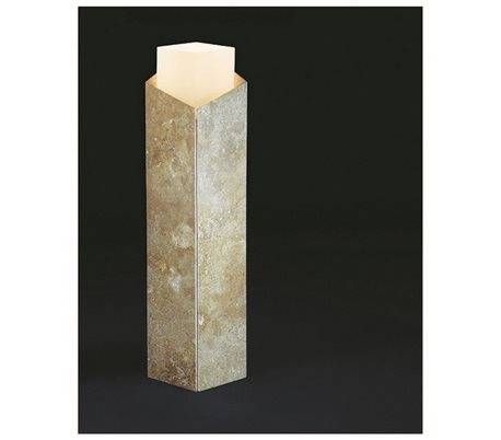 Balise de jardin ARISTIDE IP65 GU10 Marbre Travertin