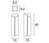 Balise de jardin ARISTIDE IP65 GU10 Marbre Travertin