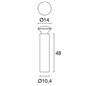 Appliques extérieures PUSH IP65 LED 8,7W 830lm 4K Marfil