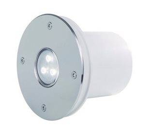Lampe encastrable extérieur PAL SLIM IP68 LED 4W RGB Inox
