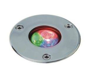 Lampe encastrable extérieur MUDY IP68 LED 4W Inox RGB