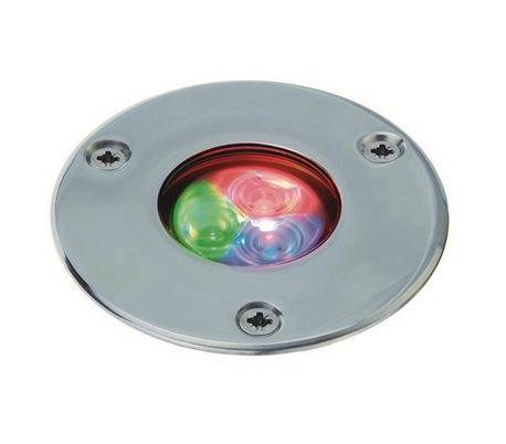Lampe encastrable extérieur MUDY IP68 LED 4W Inox RGB