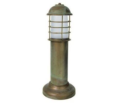 Balise de jardin ISEO IP65 E27 Laiton vieilli