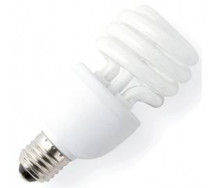 Boîte 10 ampoules semi-spirale purificateur d'air E27 20W 2700K 15000h