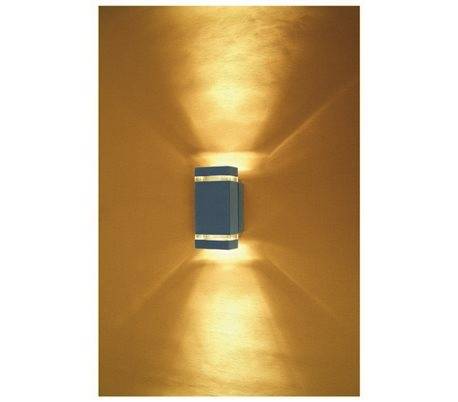 Appliques extérieures mur ANIBAL IP44 GU10 2x35W gris