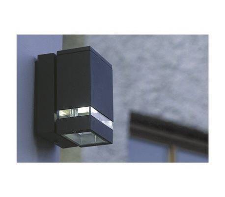 Appliques extérieures mur anthracite IBAL IP44 GU10 35W