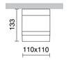 Appliques extérieures toit ANIBAL IP44 GU10 35W anthracite