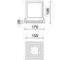 Appliques extérieures ANUBIS IP65 26W G24 d3 anthracite