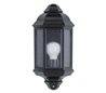 Appliques extérieures ARCO IP43 70W E27 Noir verre opaque