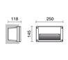 Lampes encastrable extérieur au mur ARPA IP65 26W G24 d3 Noir