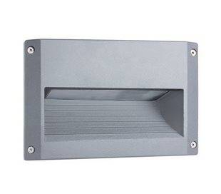 Lampes encastrable extérieur au mur ARPA IP65 26W G24 d3 gris