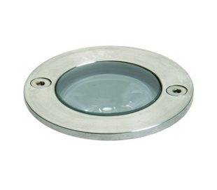 Lampes encastrable extérieur GLASS IP67 LED 1x1W Inox