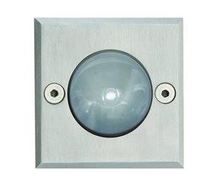 Lampes encastrable extérieur square GLASS IP67 LED 1x1W Inox